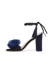  Nicolette Navy Heeled Sandal