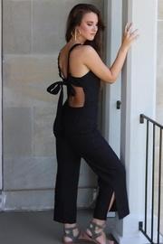  Black Linen Jumpsuit