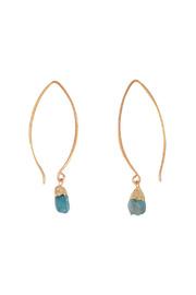  Gemstone Nugget Earrings Long