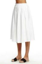  White Midi Skirt