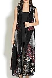  Patched Velvet Vest