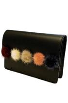  Pompom Leather Bag