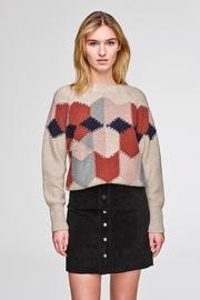  Diamond Intarsia Sweater