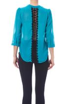  Lace Back Blouse