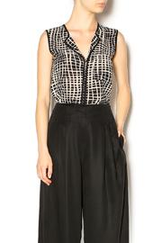  Geo Print Blouse