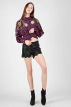  Embellished Patch Blouse