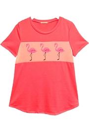  Coral Flamingo Top