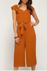 Woven Culotte Jumpsuit