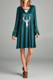  Deer Print Dress
