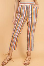  Yarn Dye Stripe Linen Pants
