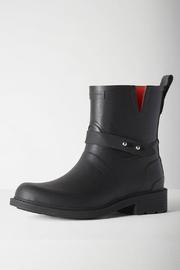 Leather Moto Rainboot