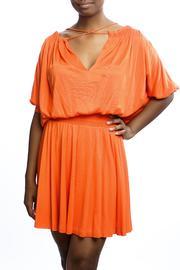  Orange Short Dress