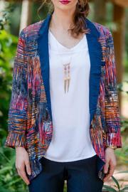  Printed Boyfriend Blazer
