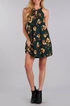  Crisscross Floral Dress