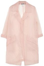  Sheer Maxi Blazer
