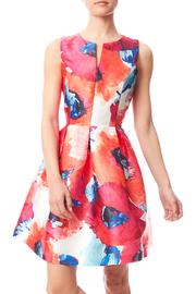  Satin Floral Dress