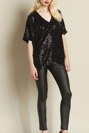  V-neck Shimmer Top
