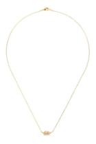  Leaf Crystal-pave-necklace