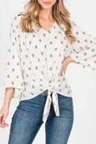  Printed Center Tie-top