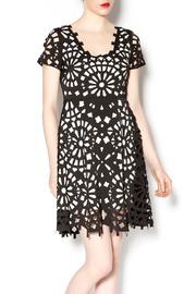  Laser Cut Black Dress