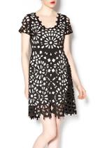  Laser Cut Black Dress