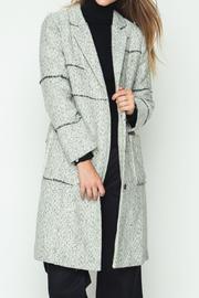 Frayed Edge Block Coat