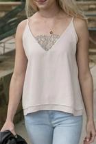  Lace Crinkle Cami