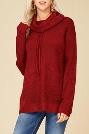  Drawstring Cowl Sweater