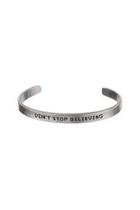  Don't Stop Believing Cuff Bracelet