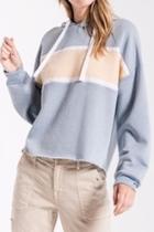  Feathered Fleece Pullover
