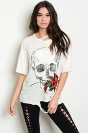  Skull Rose Tee