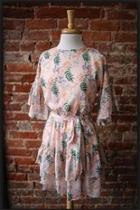  Palm Ruffle Dress