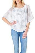  Blouson Poncho Top