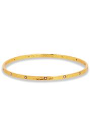  Crescent Bangle-zircon/small