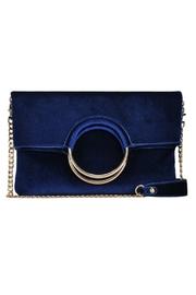  Velvet Fold-over Handbag