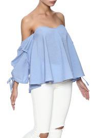  Blue Flowy Top