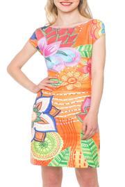  Print Shift Dress