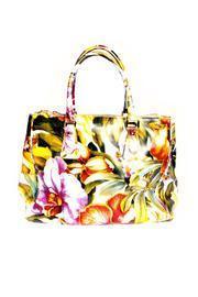  Floral Leather Bag