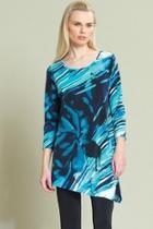  Floral Abstract Tunic