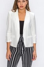  Solid White Blazer
