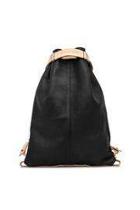  Leather Drawstring Backpack