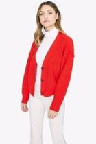  Fiery Red Cardigan