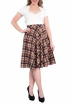  Plaid Circle Skirt