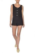  Black Mini Romper
