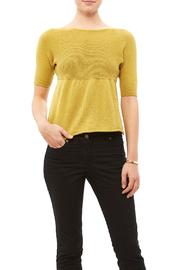  Lime 3/4 Sleeve Sweater