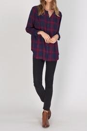  Alpha Plaid Top