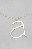  Lower Case Necklace