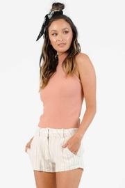  Lucca Couture Ava Turtleneck Sleeveless Sweater