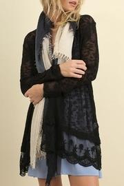  Lace Long Line Cardigan
