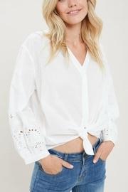  Crochet Button-down Blouse